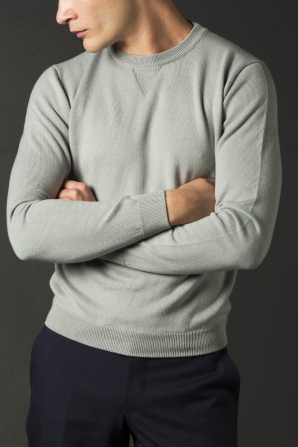 Monti Cotton & Cashmere Athletic Sweater