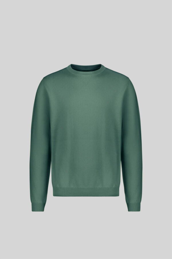 Monti Cotton & Cashmere Athletic Sweater – Sage